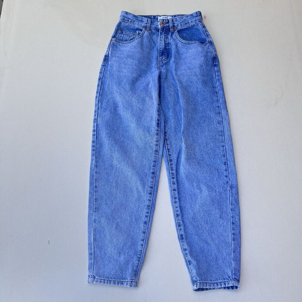 Cotton On High-Rise Blue Mom Jeans